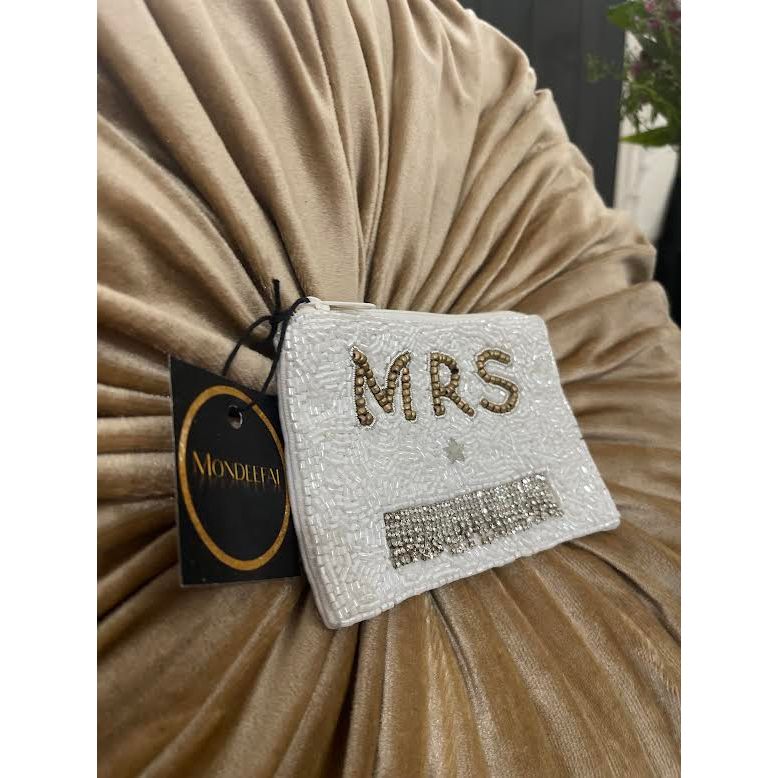 Bride/Bridesmaids Beaded Coin Purse/wallet