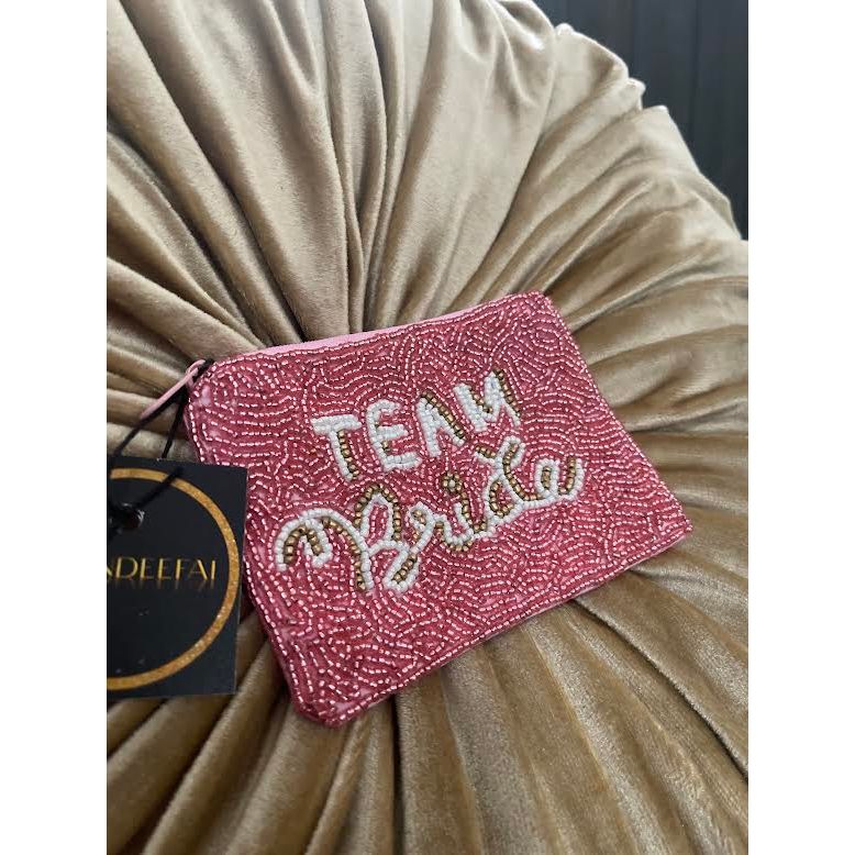 Bride/Bridesmaids Beaded Coin Purse/wallet
