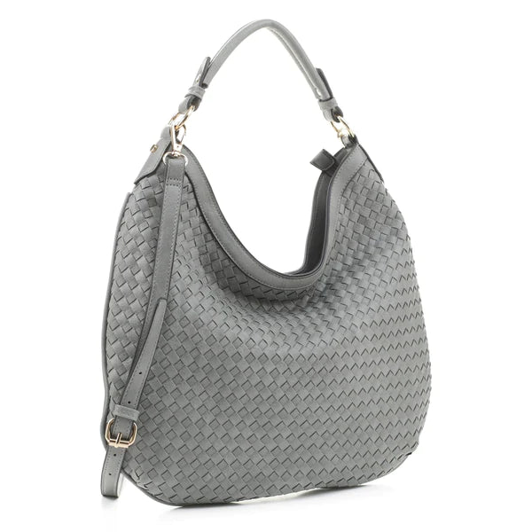 Medium Woven Shoulder Bag