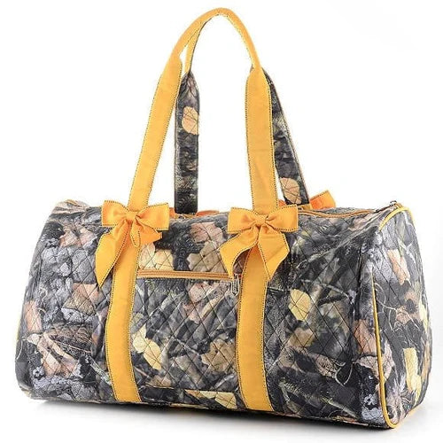 Quilted Camo Duffle Bag