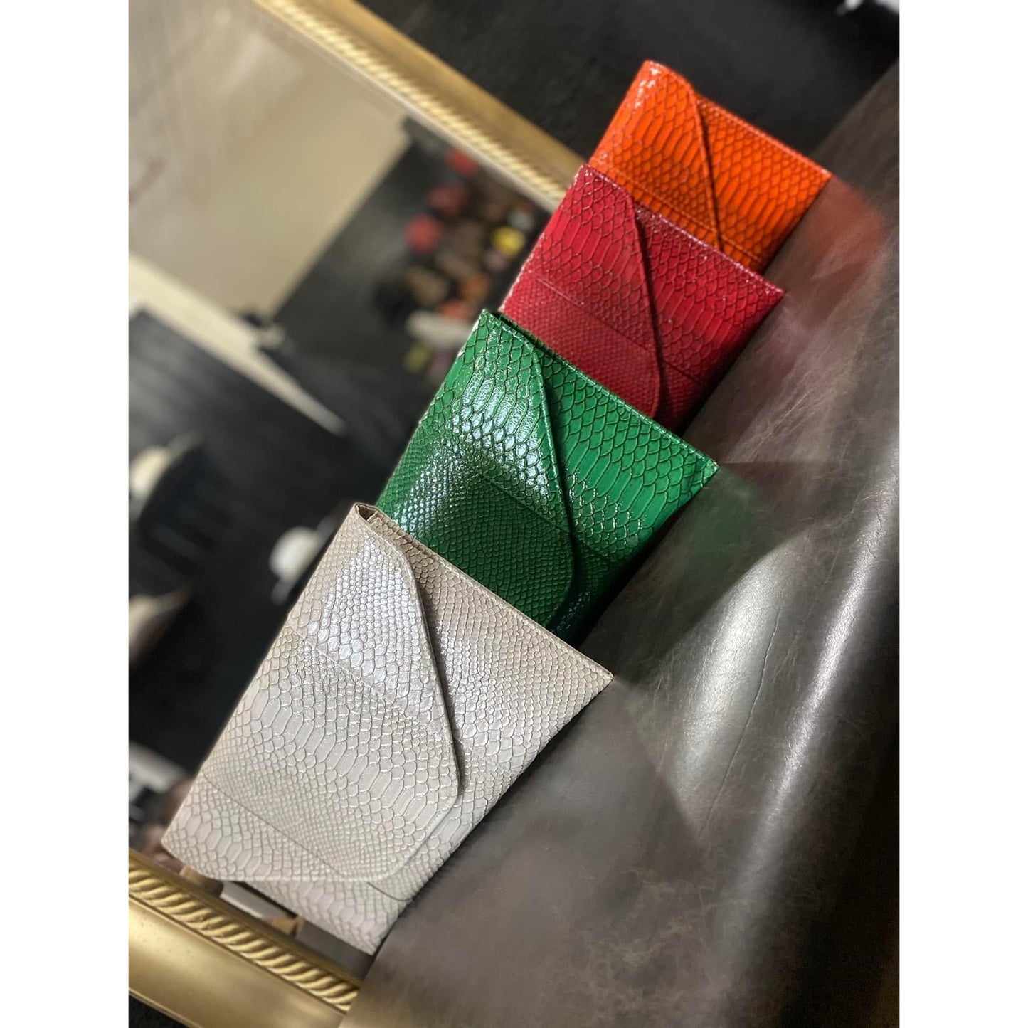 Large Snake Envelope Clutch