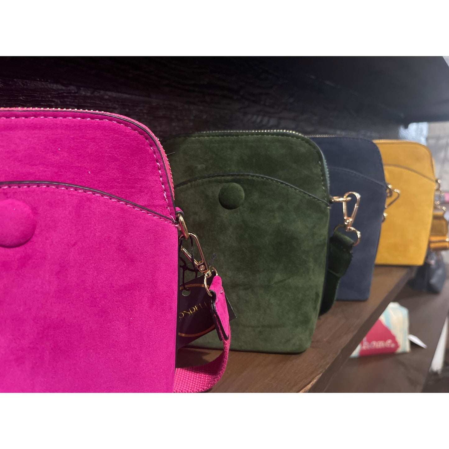 Mini Suede Crossbody