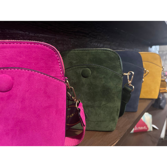 Mini Suede Crossbody